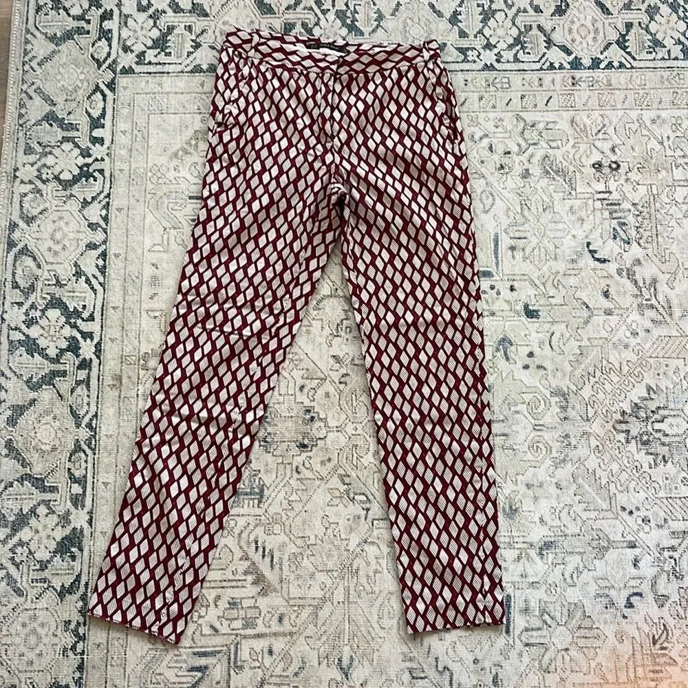 Zara Patterned Pants - Picture 1 of 6
